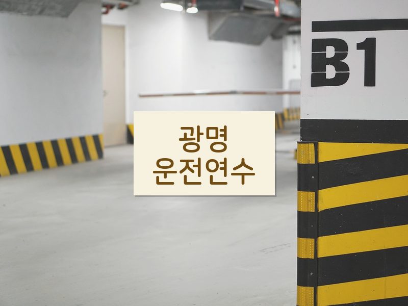 광명운전연수 후기