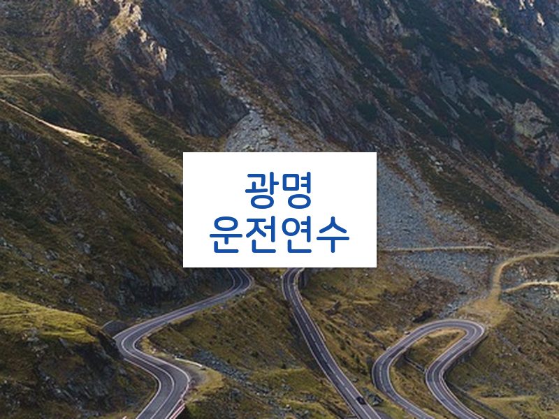 광명운전연수 후기