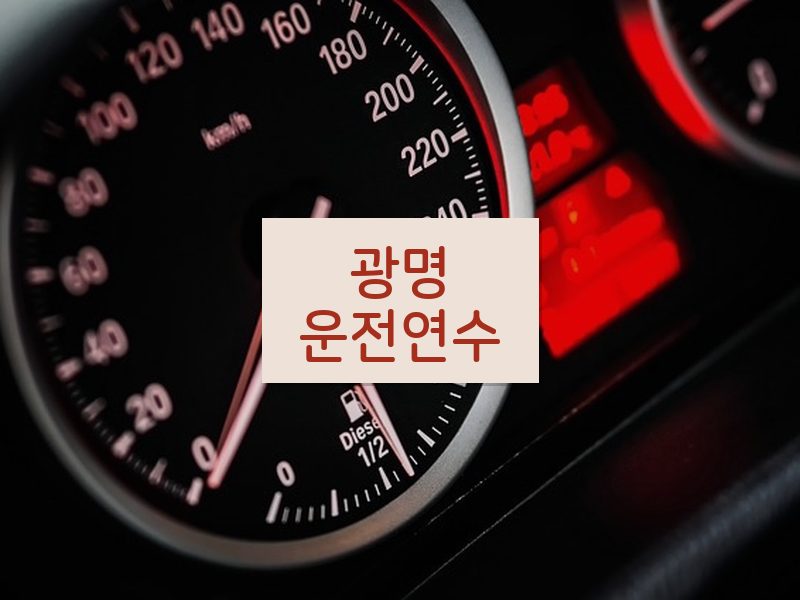 광명운전연수 후기