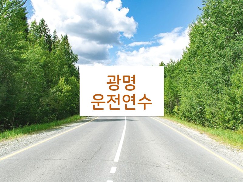 광명운전연수 후기