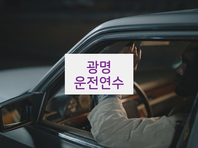 광명운전연수 후기