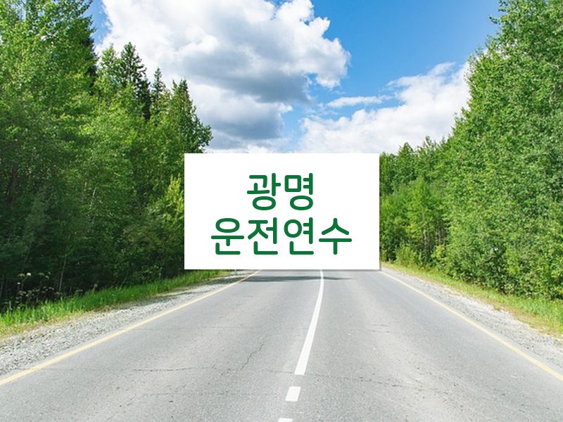광명운전연수 후기