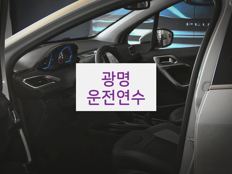 광명운전연수 후기