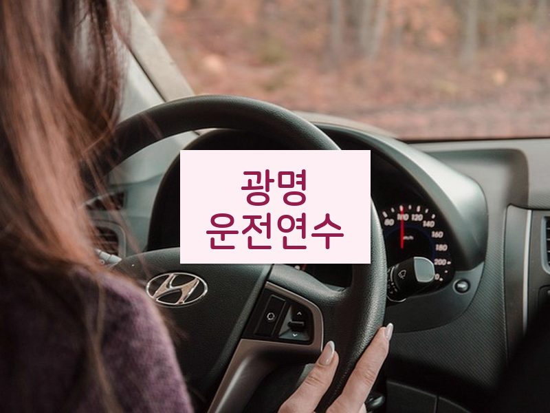 광명운전연수 후기