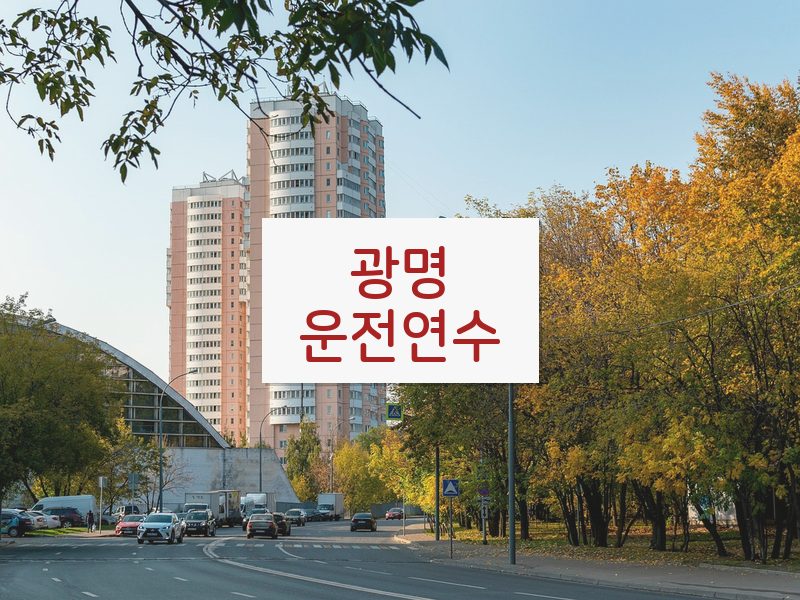 광명운전연수 후기