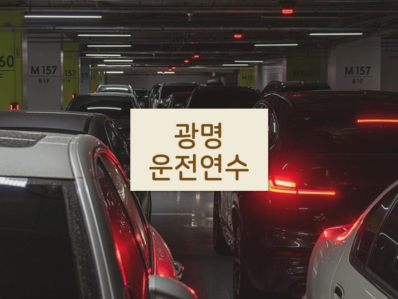 광명운전연수 후기