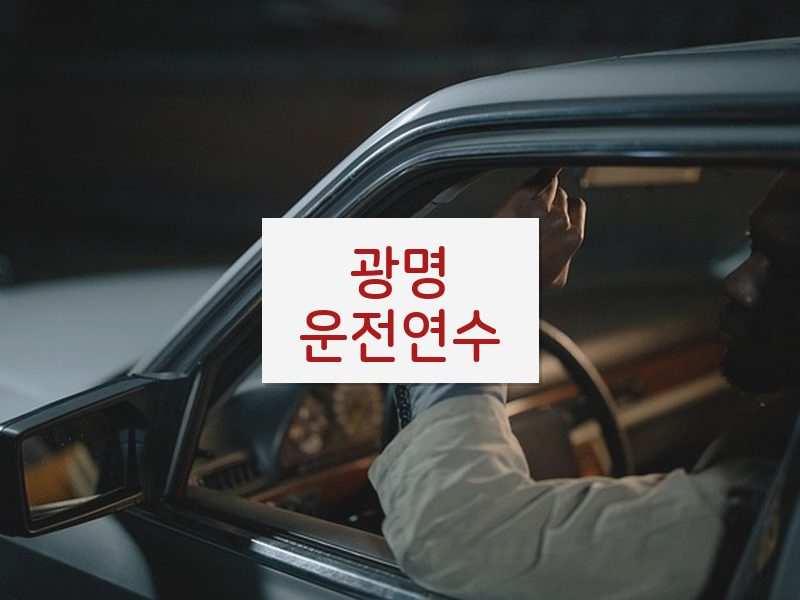 광명운전연수 후기