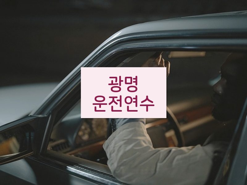 광명운전연수 후기