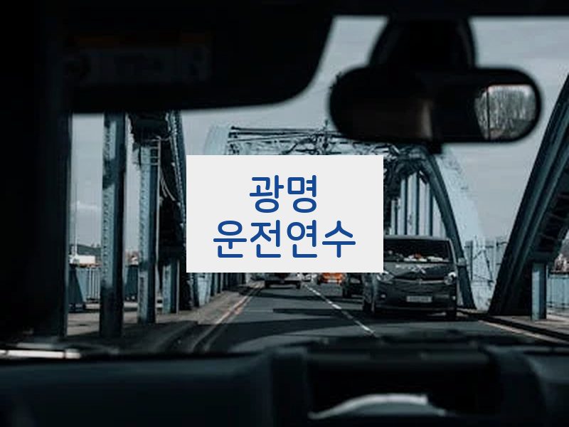 광명운전연수 후기