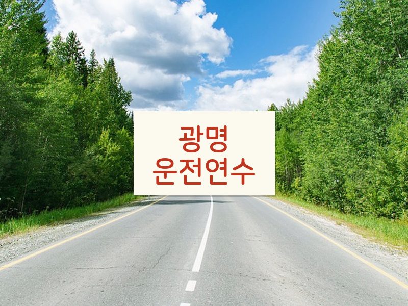 광명운전연수 후기