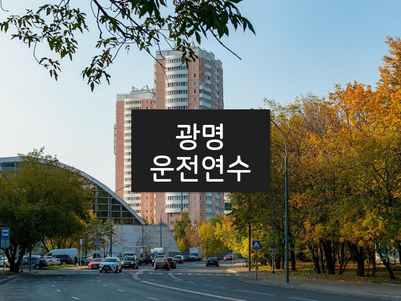 광명운전연수 후기