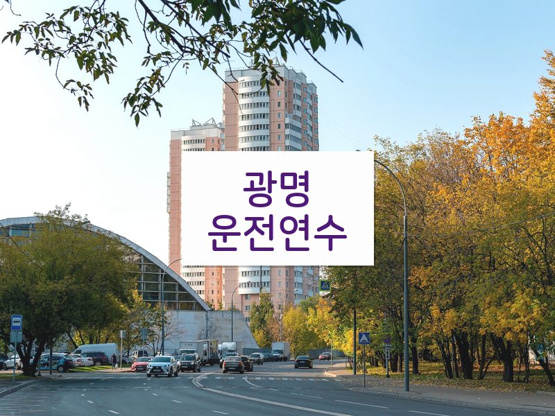광명운전연수 후기
