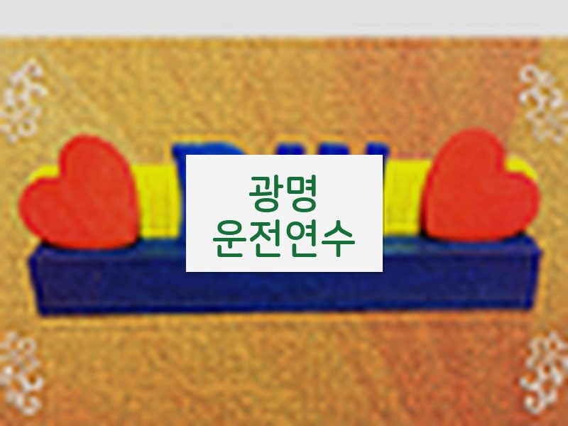 광명운전연수 후기