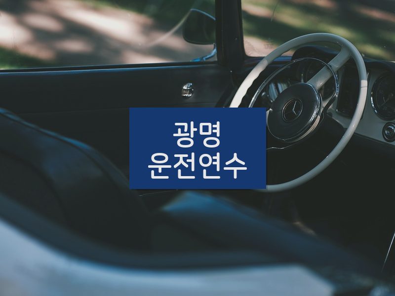 광명운전연수 후기