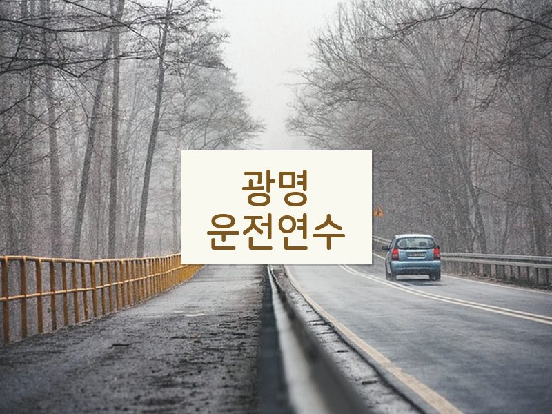 광명운전연수 후기