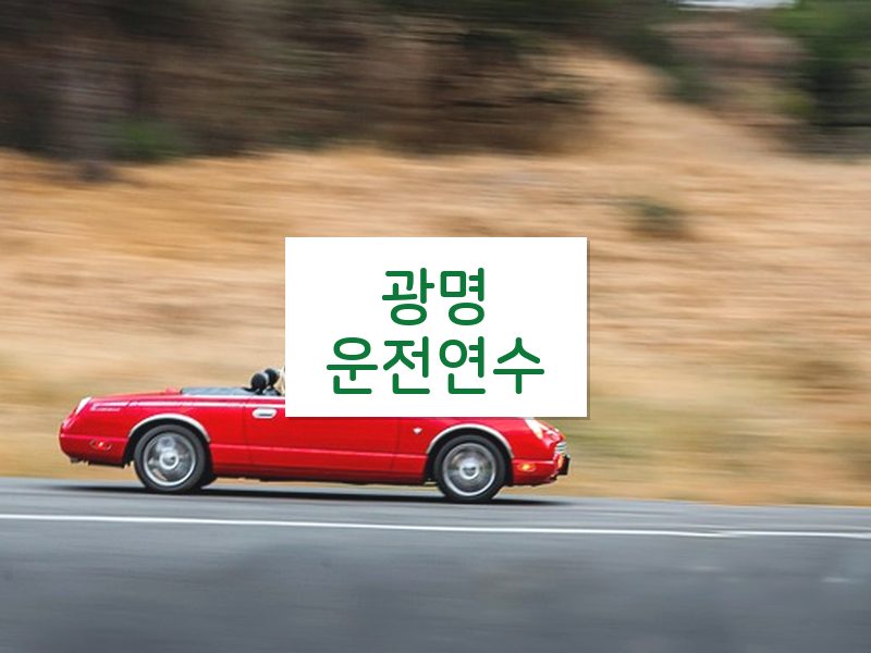 광명운전연수 후기