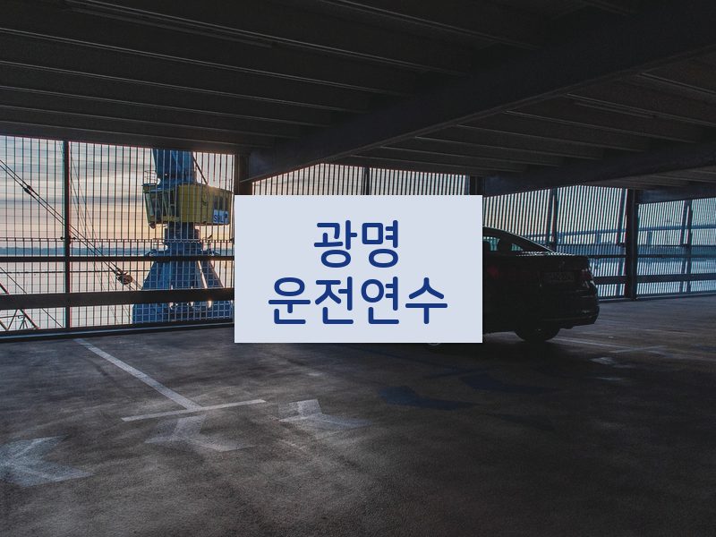 광명운전연수 후기