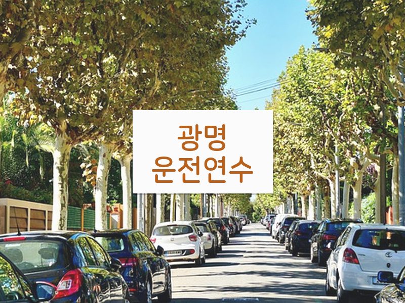 광명운전연수 후기
