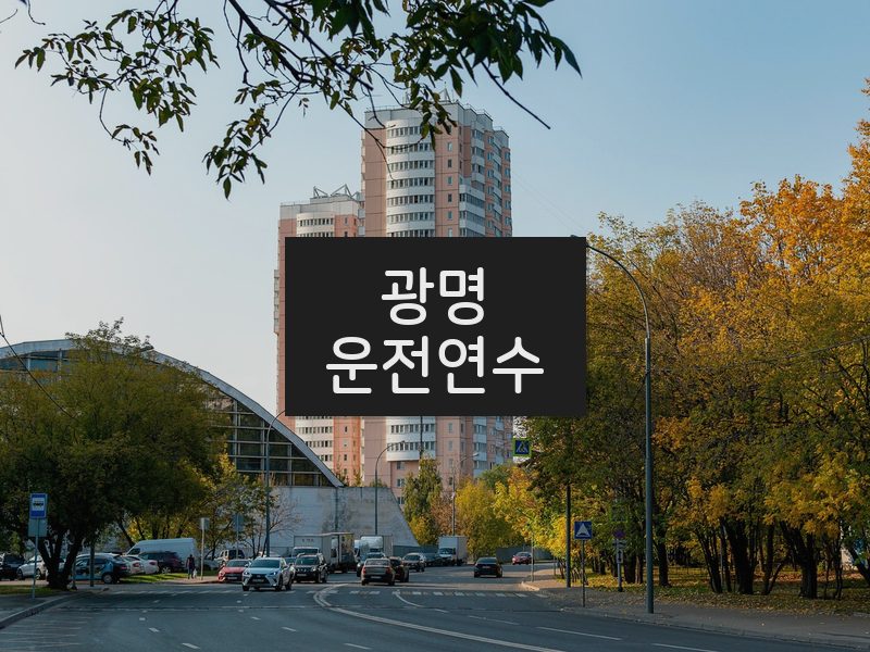 광명운전연수 후기