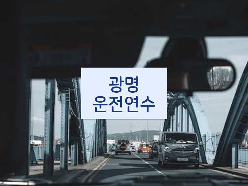 광명운전연수 후기