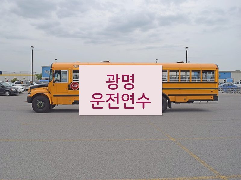 광명운전연수 후기