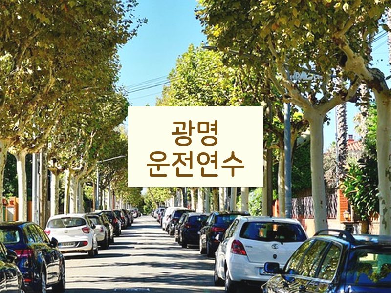광명운전연수 후기