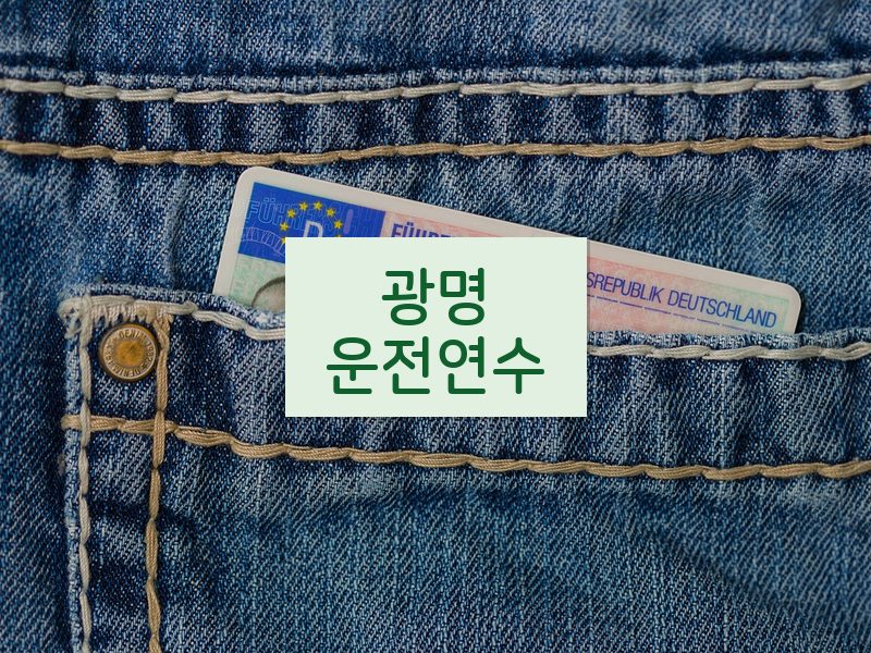 광명운전연수 후기