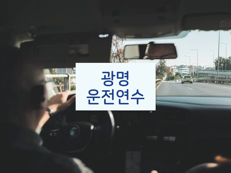광명운전연수 후기
