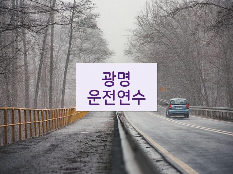 광명운전연수 후기
