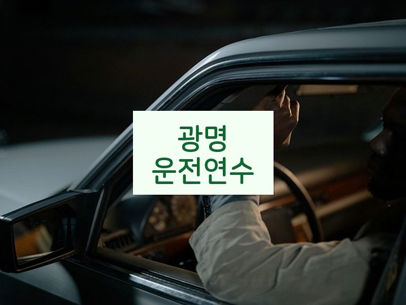 광명운전연수 후기