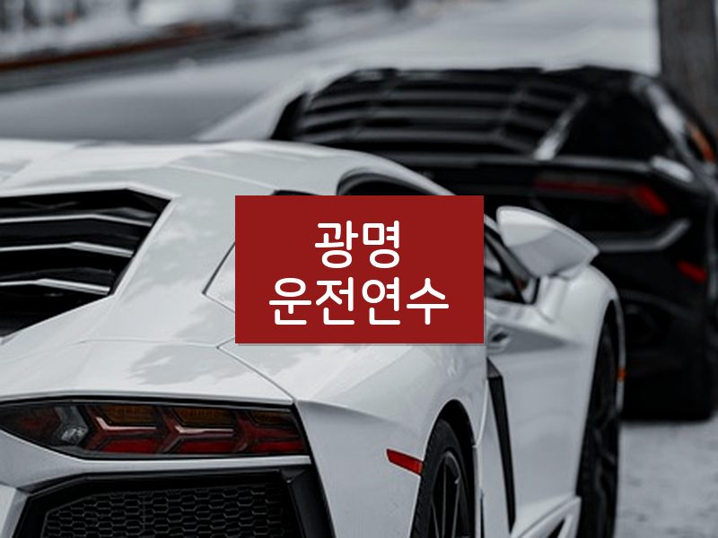 광명운전연수 후기