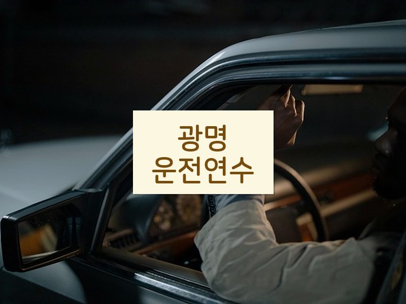 광명운전연수 후기