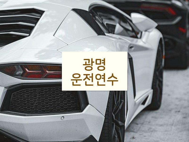 광명운전연수 후기