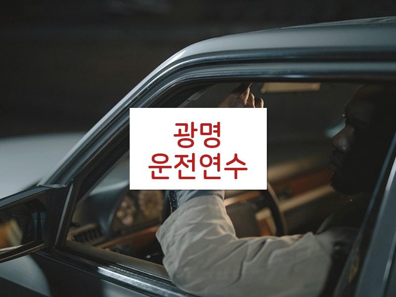 광명운전연수 후기