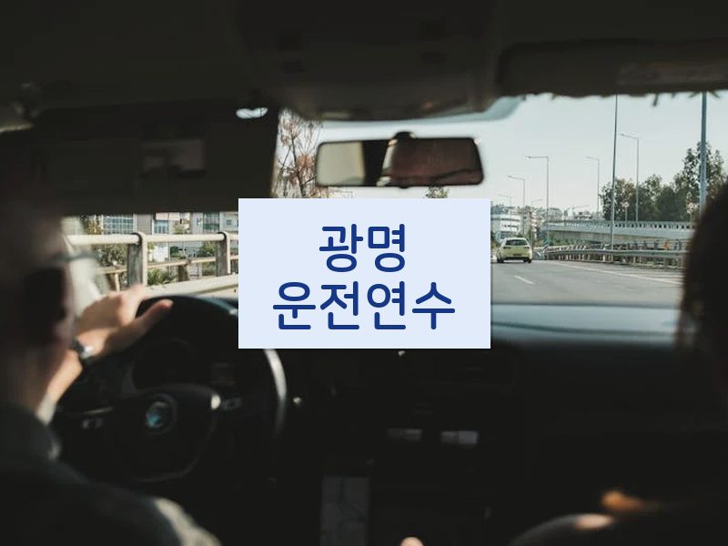 광명운전연수 후기