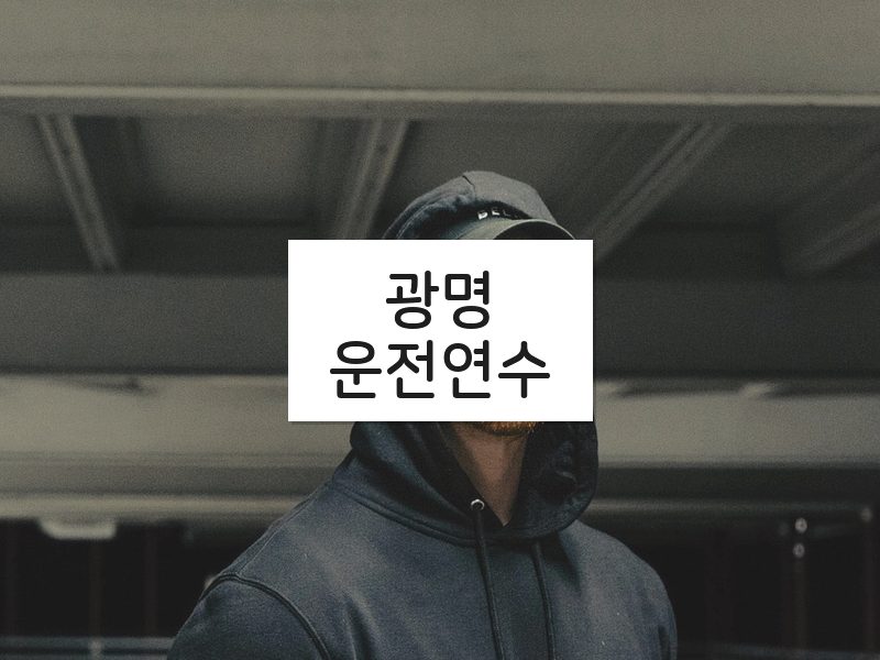 광명운전연수 후기