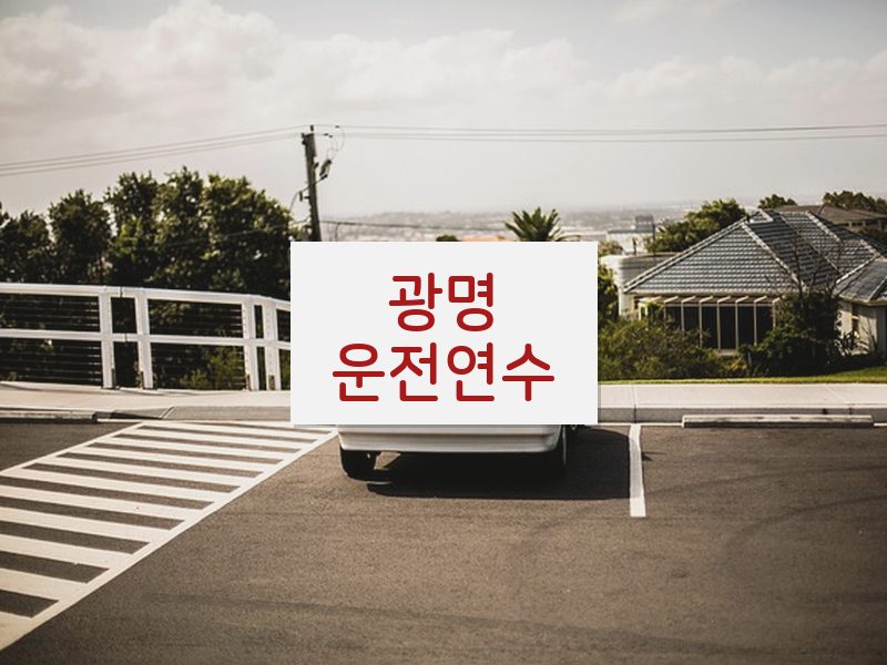 광명운전연수 후기