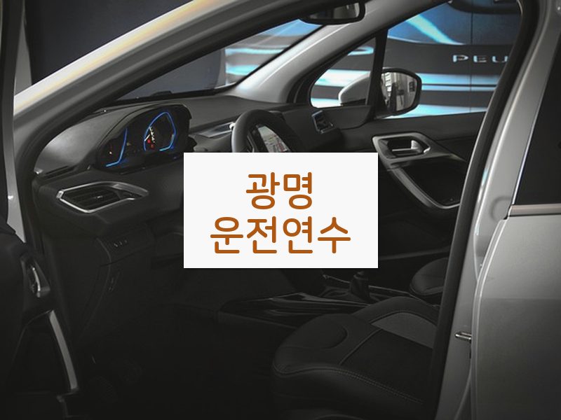 광명운전연수 후기