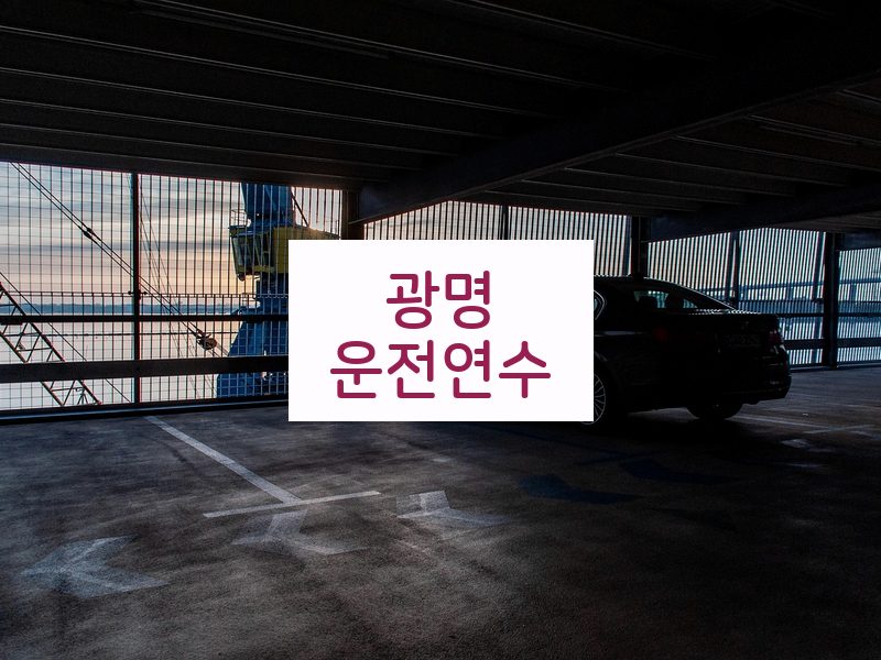 광명운전연수 후기