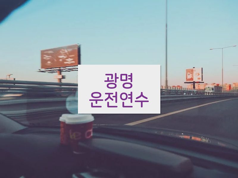광명운전연수 후기