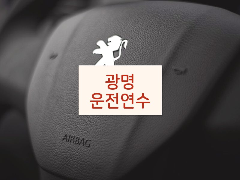 광명운전연수 후기