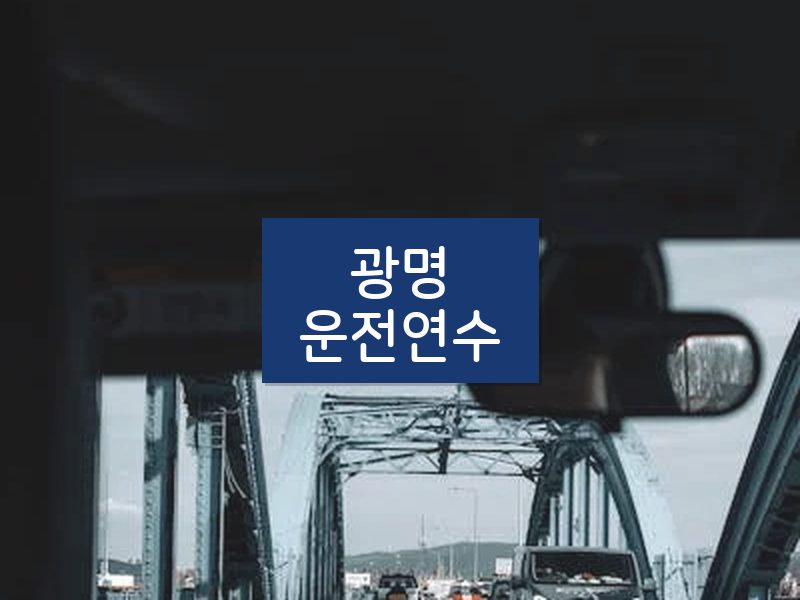 광명운전연수 후기