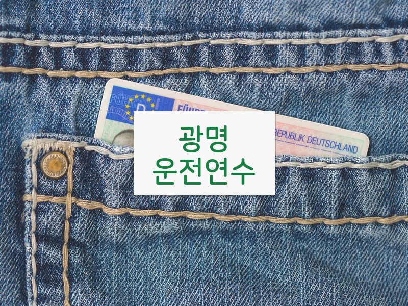 광명운전연수 후기