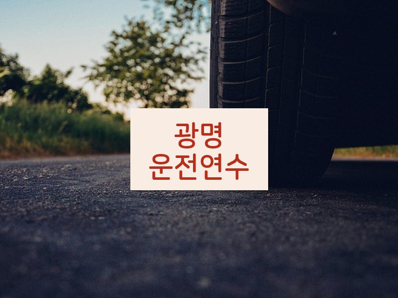 광명운전연수 후기