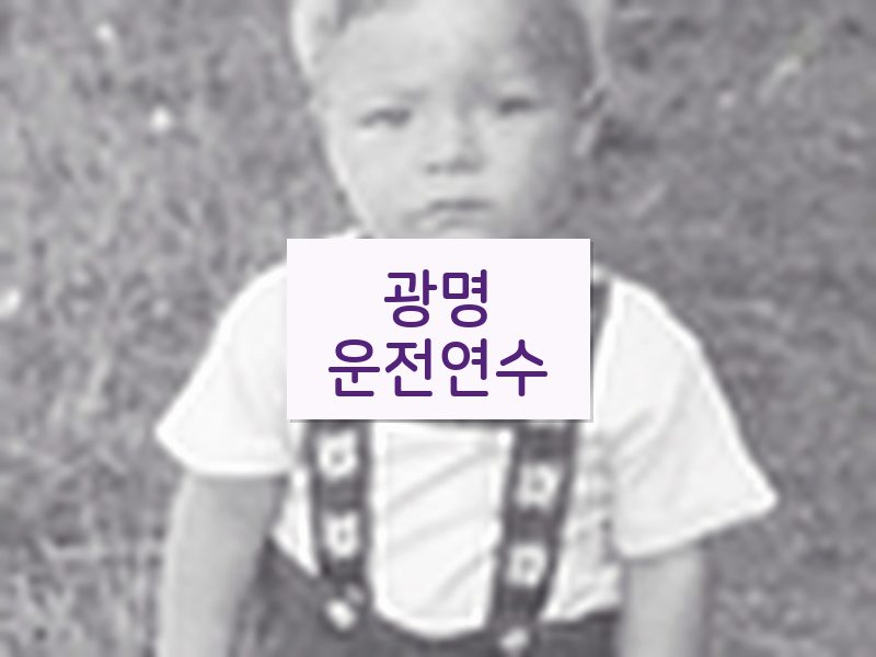 광명운전연수 후기