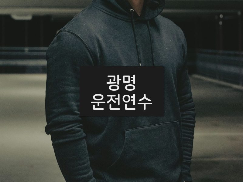 광명운전연수 후기