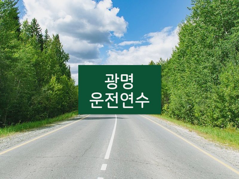 광명운전연수 후기
