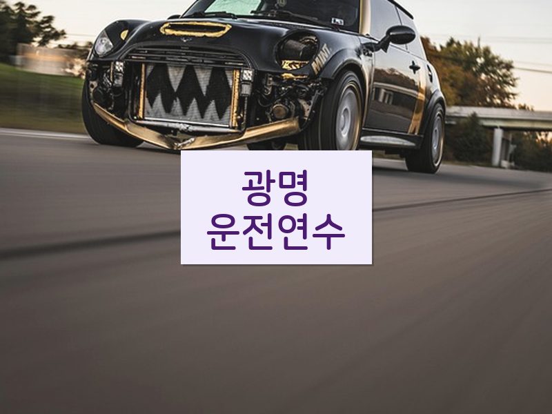 광명운전연수 후기