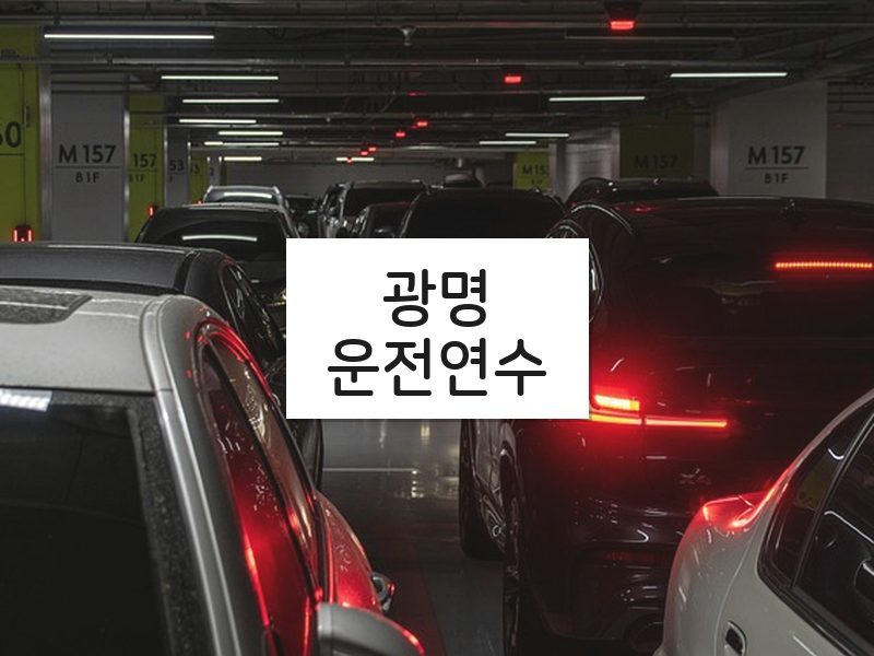 광명운전연수 후기
