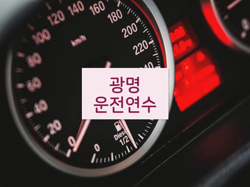 광명운전연수 후기